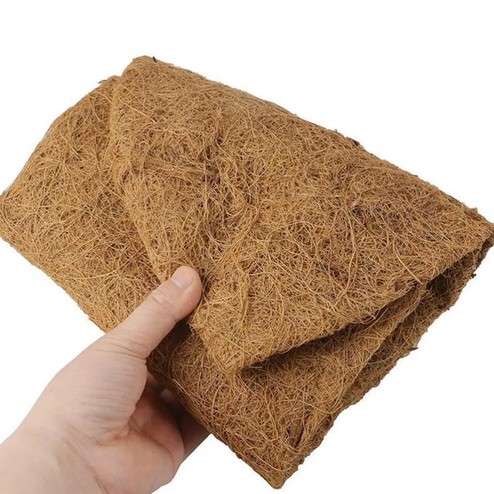 

3pcs Half Shape Coconut Flowerpot Liner Cushion Pot Mat for Home Use