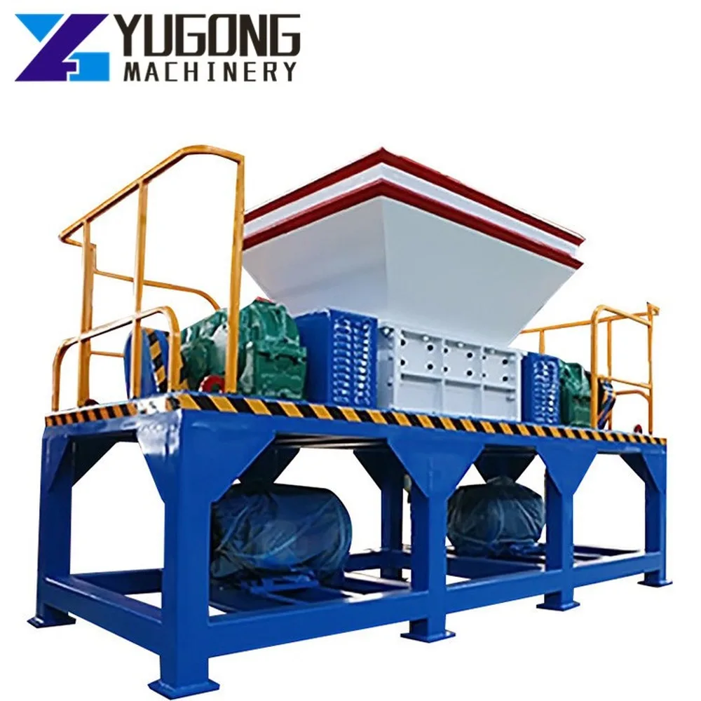 

Waste Tire Shredder/ Rubber Crusher/Old Tyre Recycling Machine Wood Chipper Paper Chipper Blade