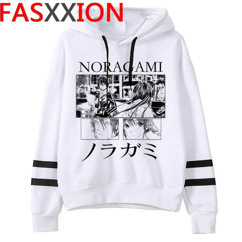 Новые японские толстовки с рисунком аниме норагами Мужская зимняя теплая одежда