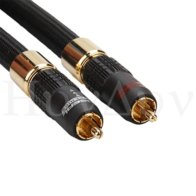 Соединительный кабель Choseal AA5401 RCA с двойным лотосом без потерь качество звука