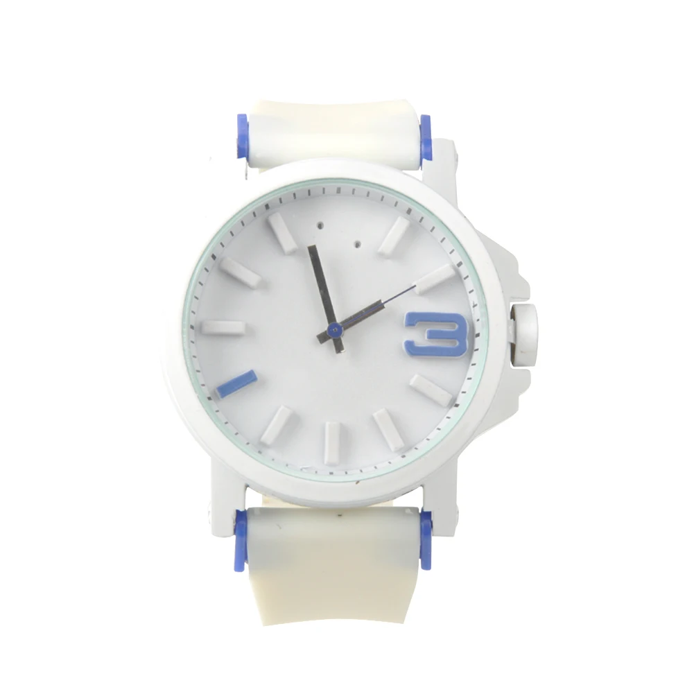 

Fashion Unisex Casual Pure Color Watch Single Number Round Dial Students Couple Lover Watch Women Men Silicone Quartz Wristwatch