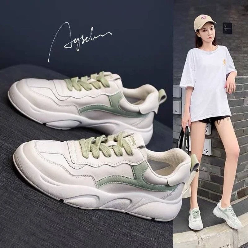 

Women Sneakers Fashion Breathable Walking Mesh Flat Casual Shoes Woman White Sneakers 2021 Tenis Feminino Female Shoes
