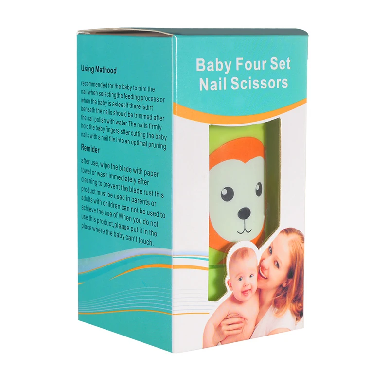 Триммер для ногтей новорожденных 4 шт.|Уход за ногтями| |