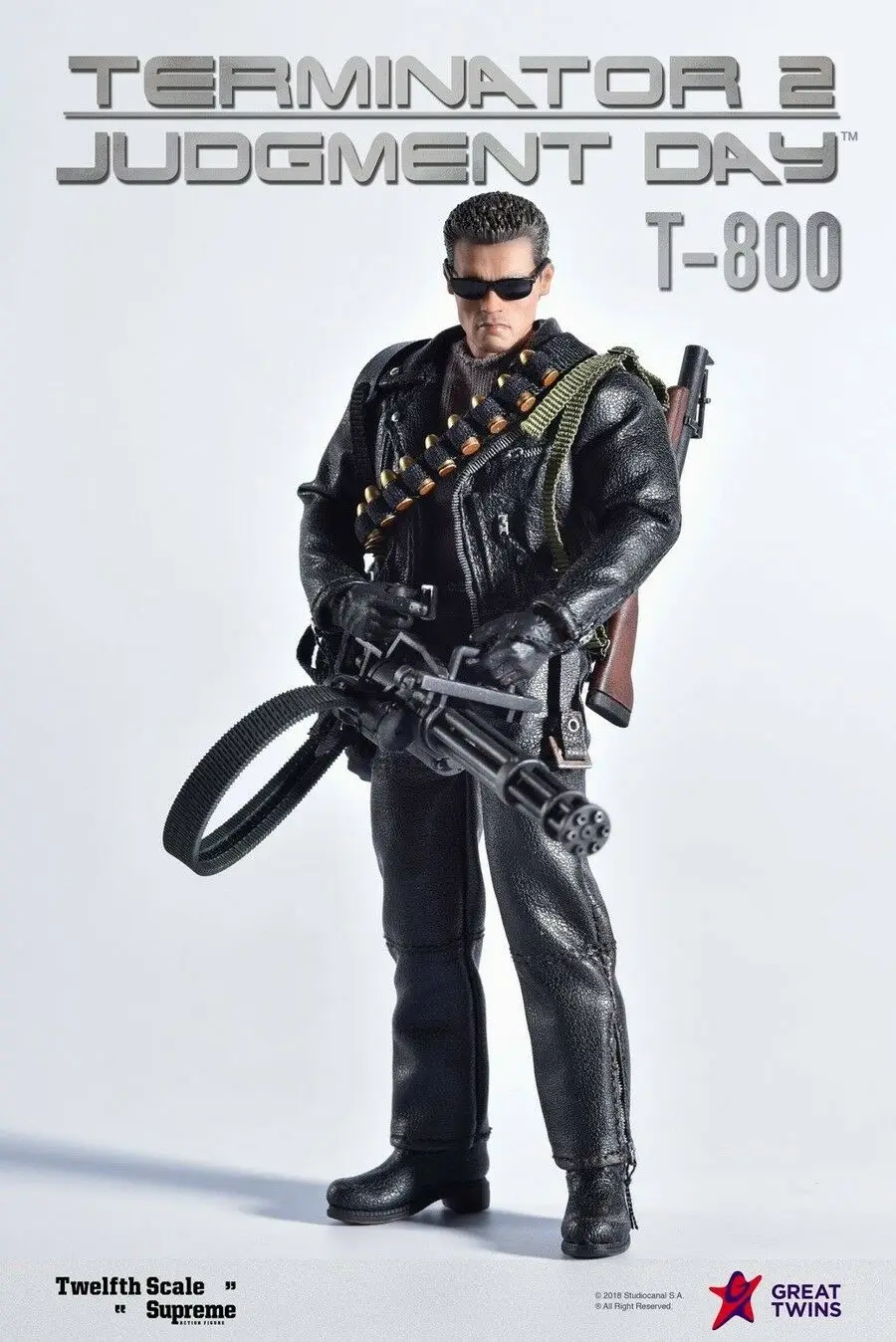 Отличная близнецов Терминатор 2: решение день T-800 Арнольд 1/12 рисунок | Игрушки и