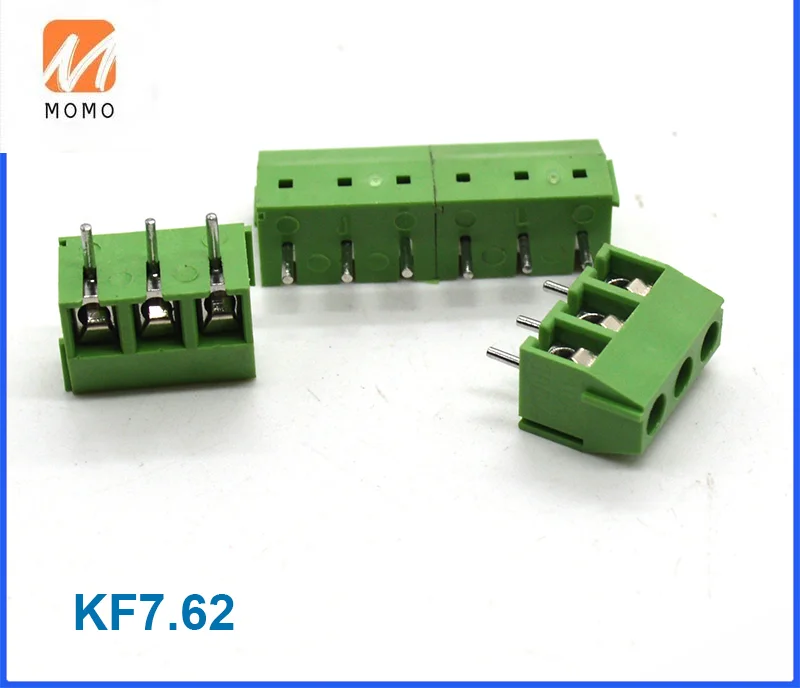 

10pcs screw terminal block connector of 3pins 5.08mm spacing and straight needle