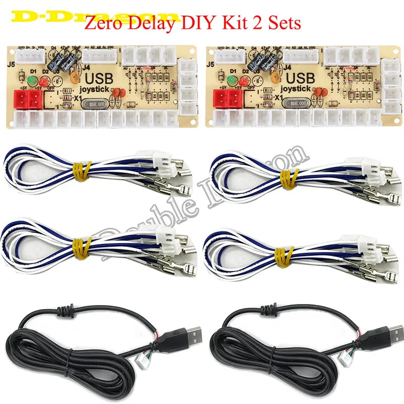 2 комплекта USB кодировщик с нулевой задержкой|Игры монетами| |