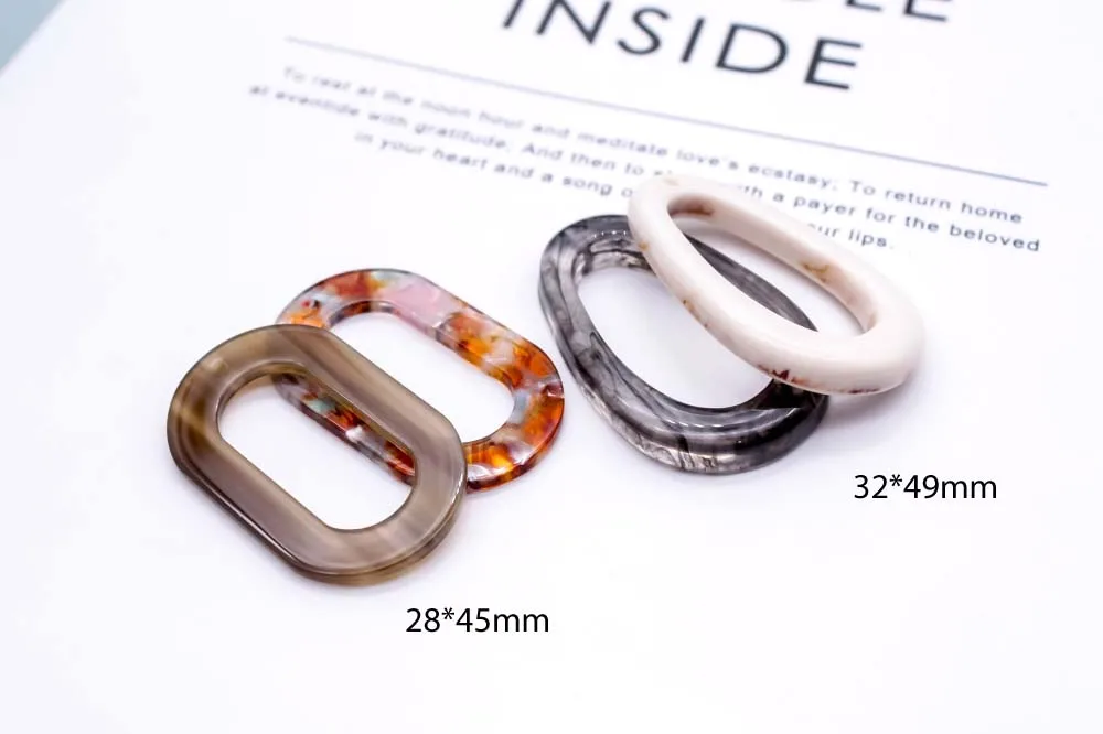 6 шт. акриловые серьги-подвески овальной формы | Украшения и аксессуары