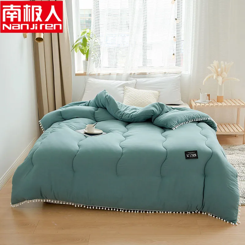 

SF 4 Seasons Comforter High Quality Blankets Simple Style Winter Warm Duvet Quilt Mullity Colors Choose Down Comforter Filler