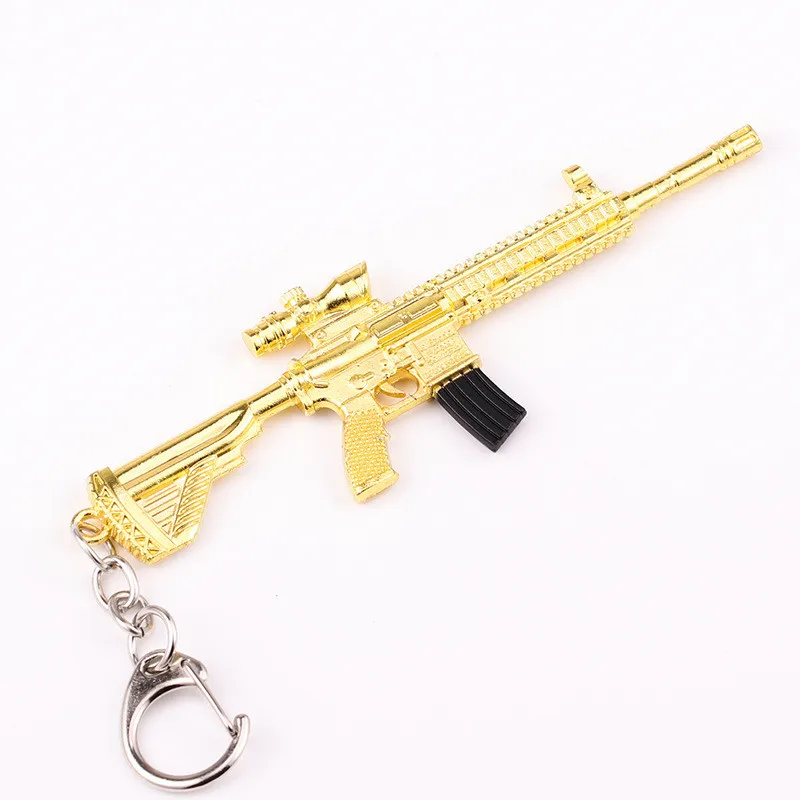 PUBG брелок игровая периферийная модель игрушки Мини цинковый сплав курица ужин AWM