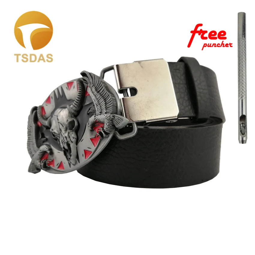 

Western Metal Belt Buckles for 4cm/1.57in Wide Belt Men Women Removable Enamel Belt Birthday Gifts