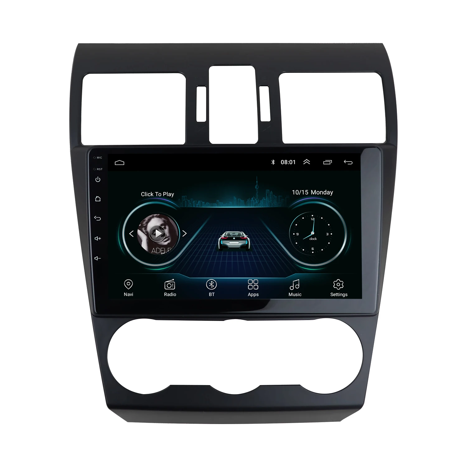 Панель радиоприемника 9 дюймов подходит для SUBARU FORESTER IMPREZA XV CROSSTREK WRX LEVORG стерео GPS