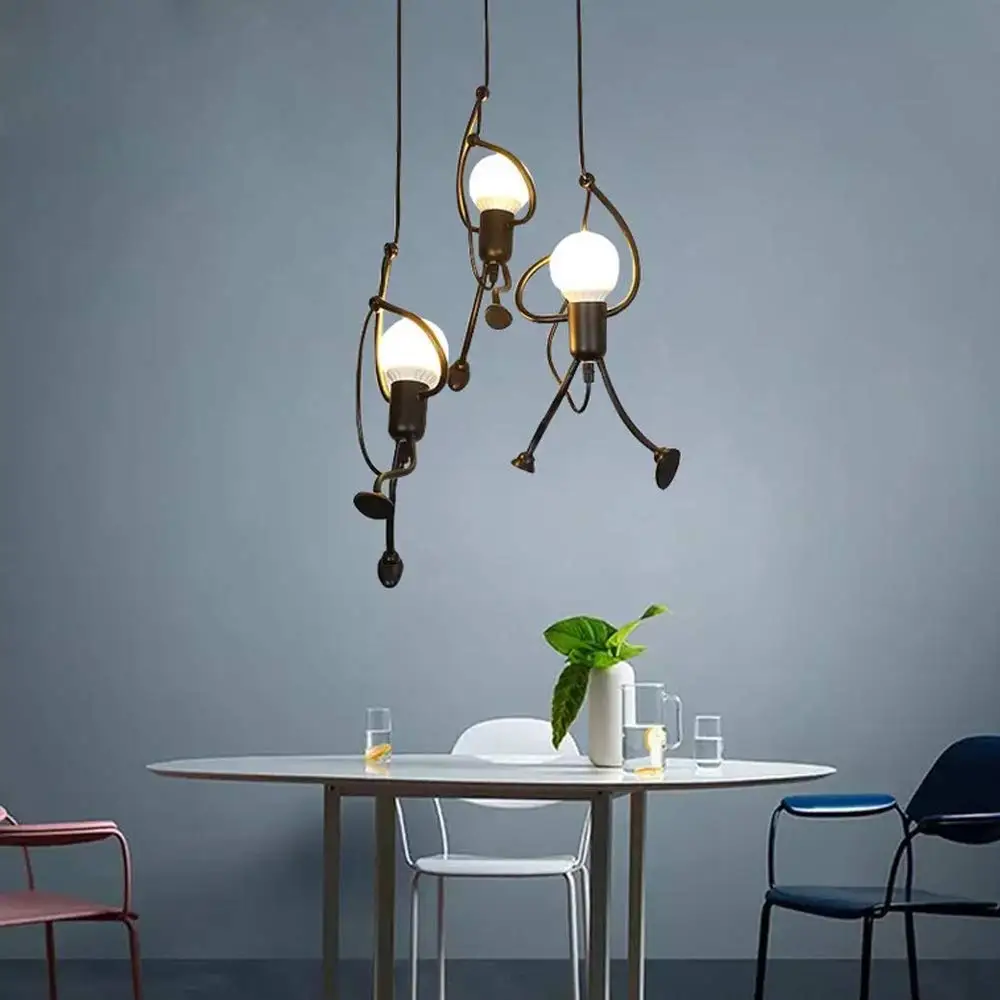 Home Neat промышленный металлический подвесной светильник креативный мультяшный