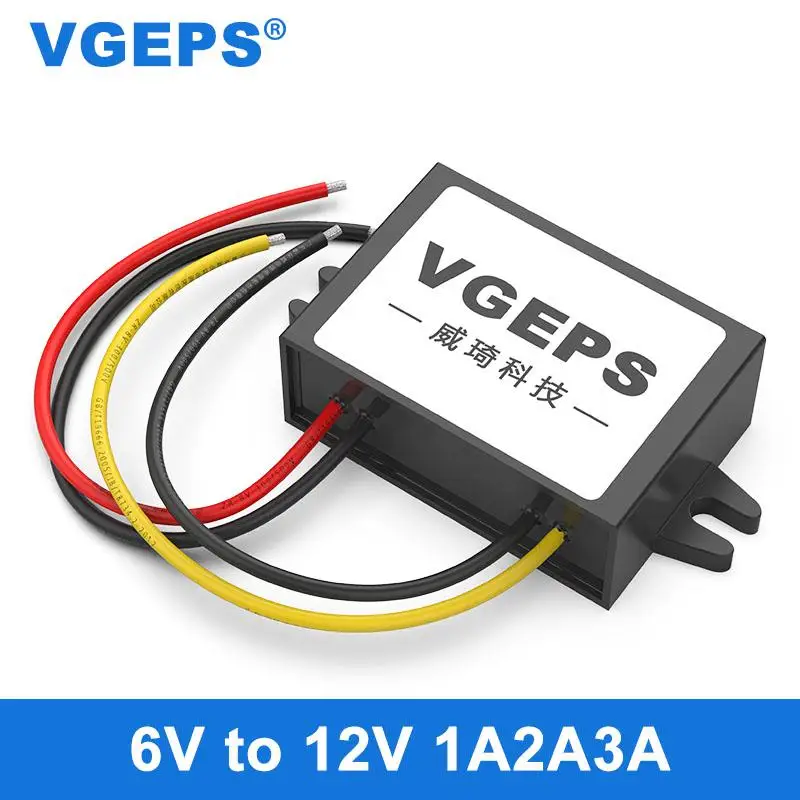 

5-11V liter 12V DC power booster 6V to 12V car power converter DC-DC waterproof transformer