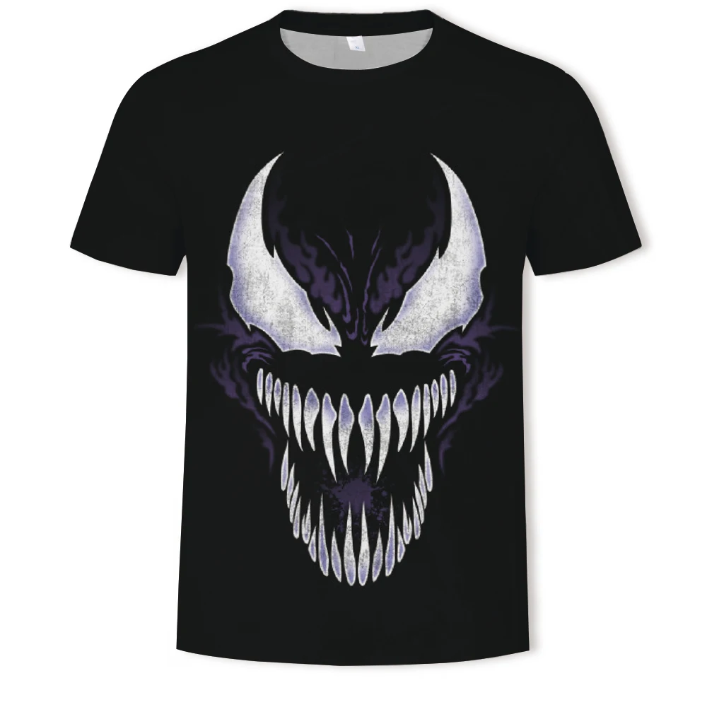 Marvel Футболка Летний Лидер продаж мужская одежда Venom 3d цифровой печати