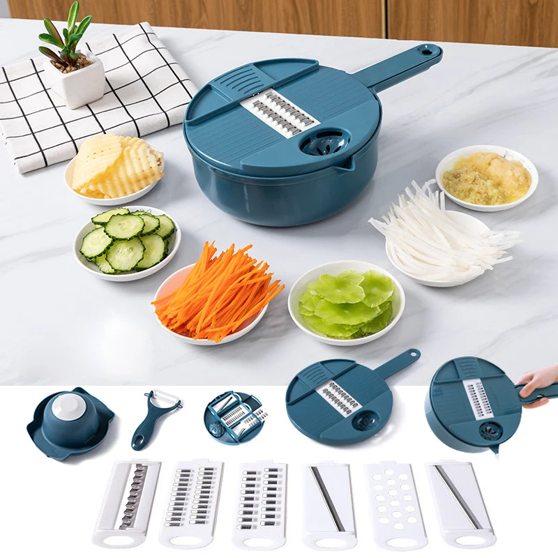 

Multi-Function Vegetable Chopper Grater Carrots Potatoes Manually Cut Shred Grater For Kitchen Convenience Kitchen Accessories