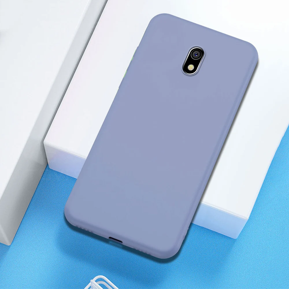 Серый Для Red mi 7A чехол из жидкого силикона мягкий чехол для задней крышки для Xiaomi mi Note 9, 10 лет, 9T Red mi 6A 7 7A 8A Note 7, 8, 8T K20 K30 Pro Чехол - Цвет: Серый
