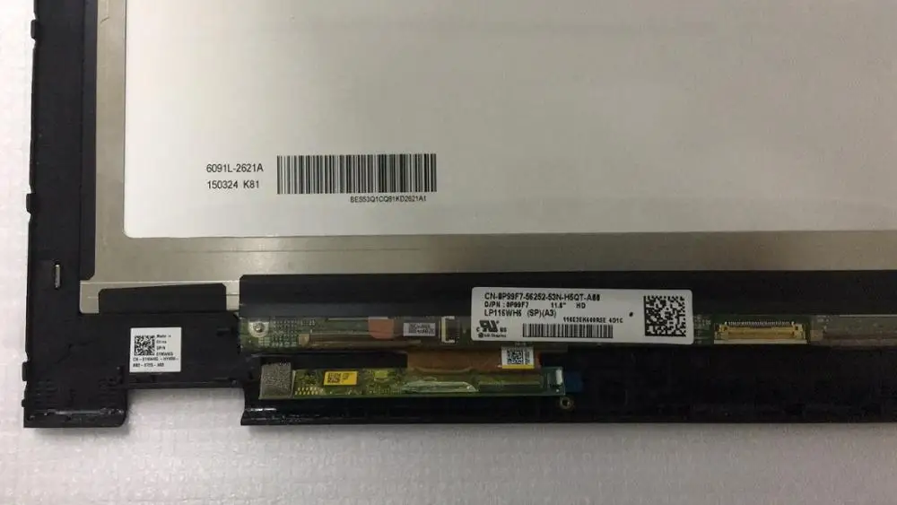 11 6 &quotЖК-сенсорный экран стекло дигитайзер в сборе для Dell Inspiron 3147 3148 3000 LP116WH6 SPA2 с
