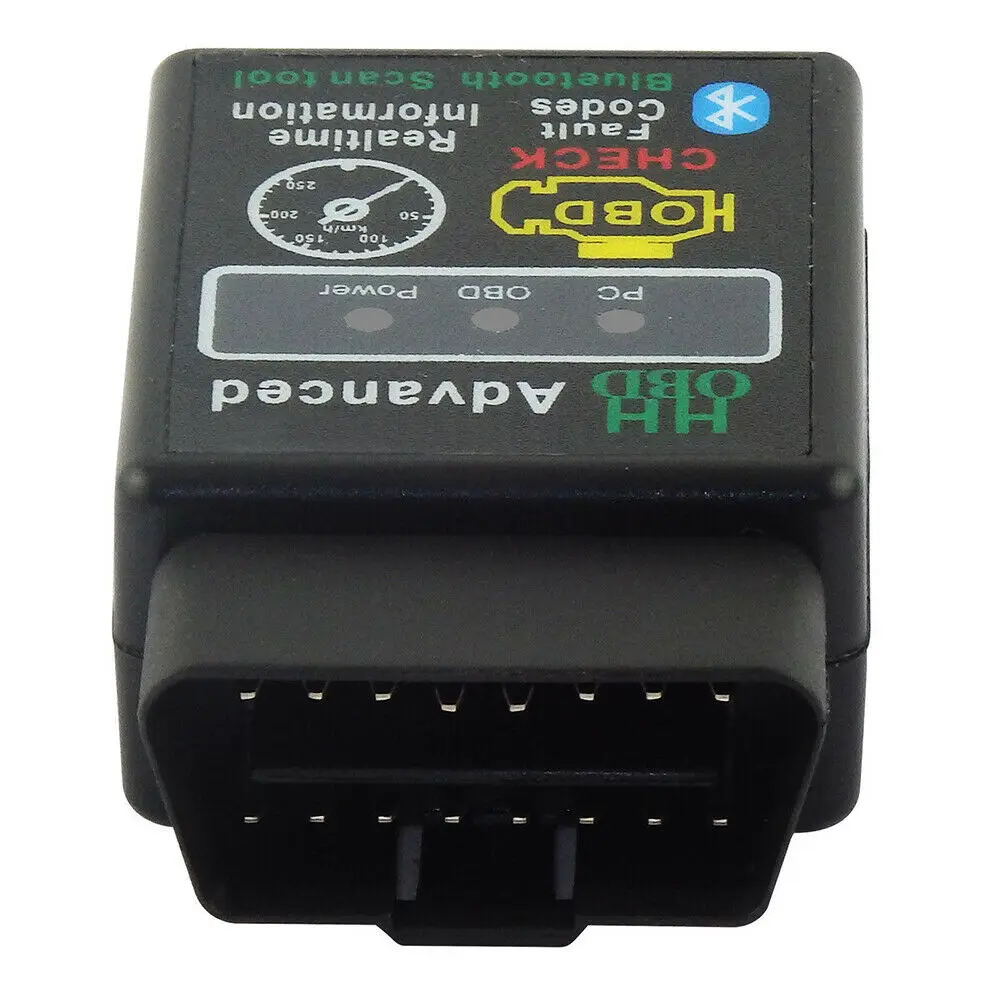 V2.1 ELM327 HH OBD 2 OBDII Авто Bluetooth диагностический инструмент интерфейс сканер черный |