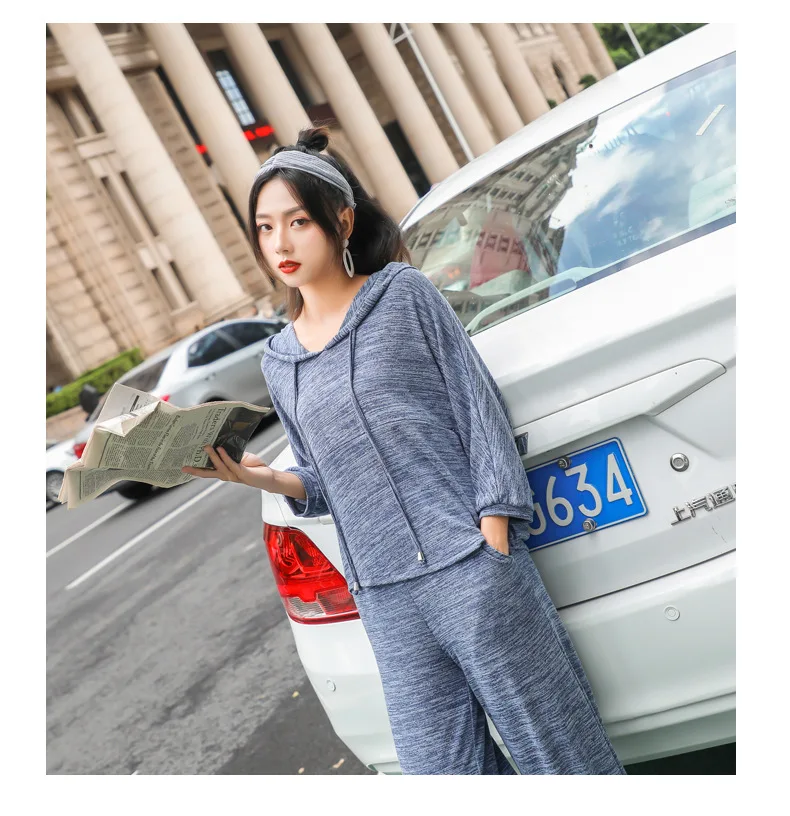 Осенне-зимний повседневный комплект из 2 предметов для беременных свитшот с