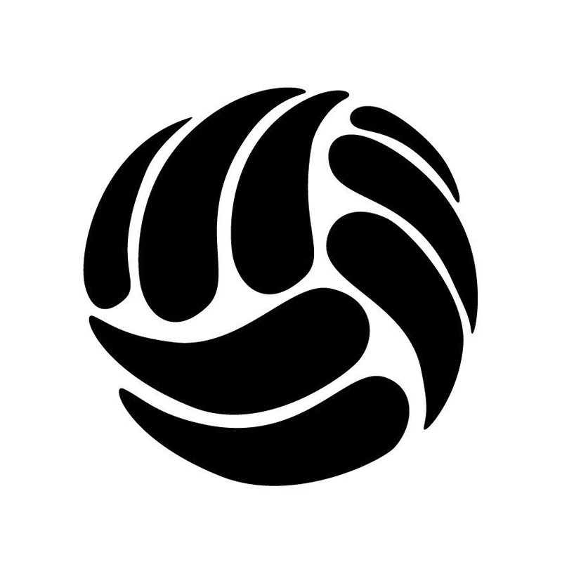

Fun Volleyball Silhouette High-quality Car Stickers PVC Personality Fashion Auto Windows Exquisite Decal Waterproof Decoration
