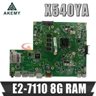 Материнская плата для ноутбука Akemy Материнская плата ASUS X540YA, системная плата X540YA, 100% протестированная с 8 Гб ОЗУвстроенной памяти