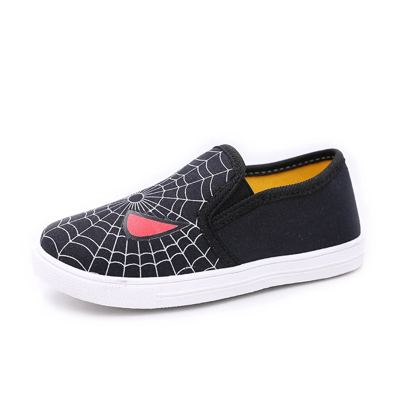 black 01 Special Soft Boys Shoes Spiderman Sneakers Running Sports Shoes Kids Casual Flats Children Loafers Superman Batman Creative - Цвет: black 01