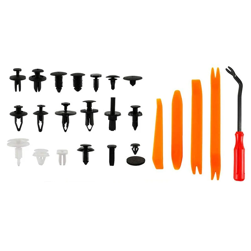 435 шт Ассорти пластиковых зажимов для кузова автомобиля заклепка отделка