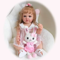 55cm full body silicone reborn princeess betty toddler lifelike handmade 3d skin multiple layers painting with visible veins