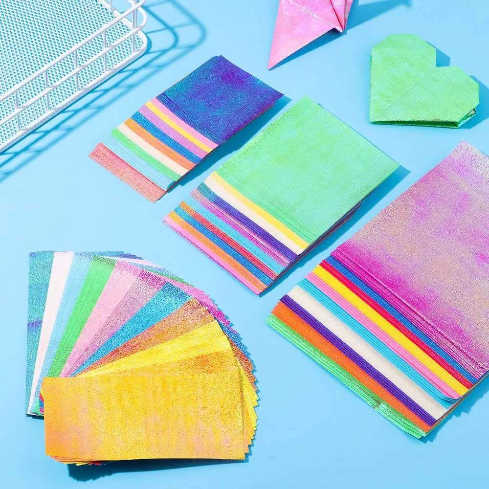 

Scrapbooking Decoration Glittering Origami Paper Square Folding Papers