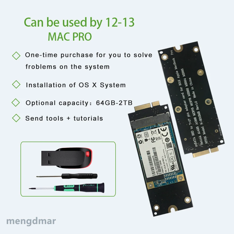Новый твердотельный накопитель для Macbook Pro Retina 13 дюймов A1425 15 A1398 Blade SSD 128 ГБ 256 512 1 ТБ