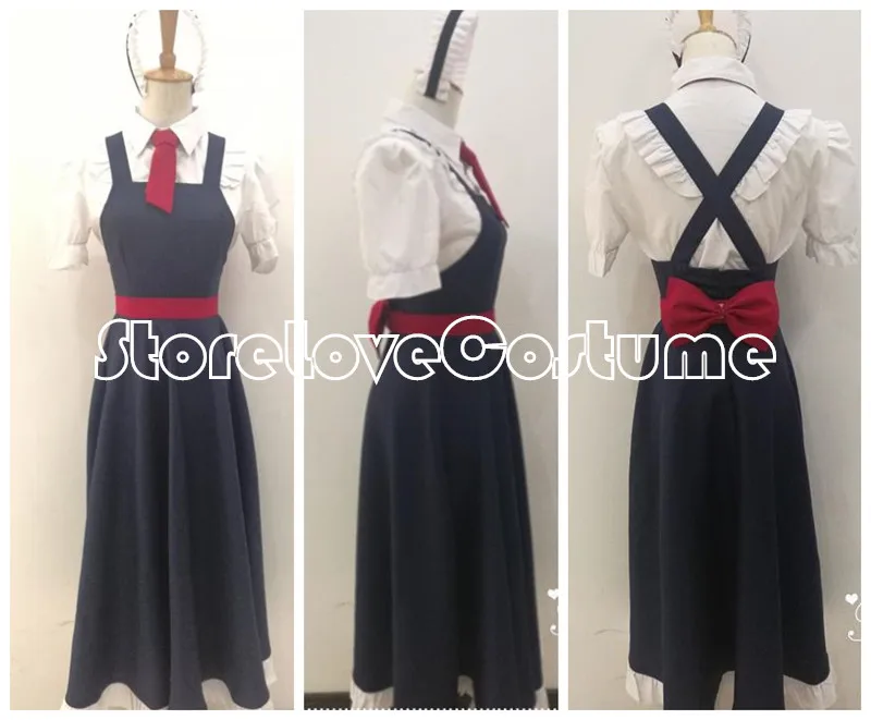 Костюм для косплея мисс Кобаяши горничной драконы |