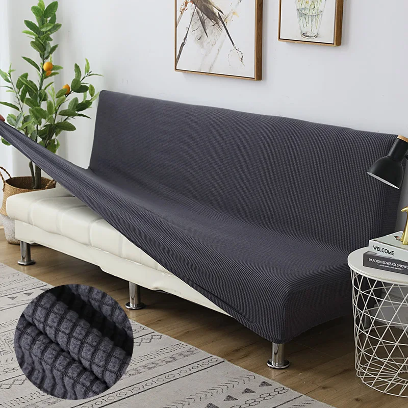 

Sofa cover Shaker plush thickened elastic armless four-season general removable and washable one-piece all-inclusive sofa cover