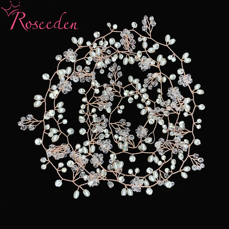 Аксессуары для волос ручной работы 140 см длинная лоза стразы повязка на голову