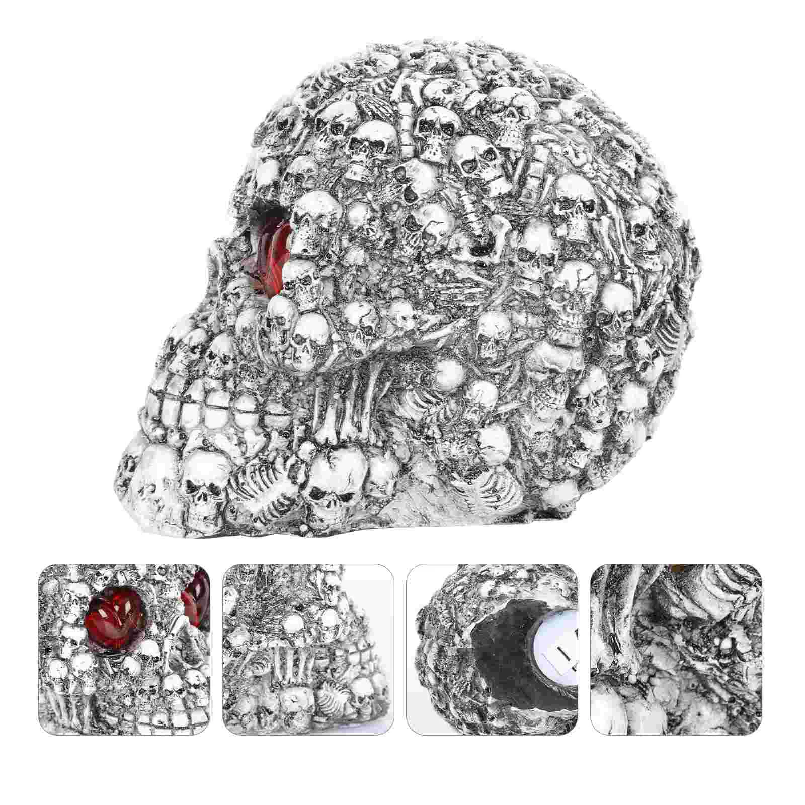 

1 шт. уникальный ночник Вечеринка Ужасный Декор розыгрыш серебро