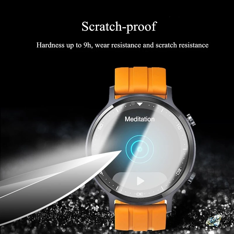 

Glass Screen Protector Film For Realme Watch S Clear 9H Tempered Glass Protective Film Anti-Scratch Guard For Realme Watch S Pro