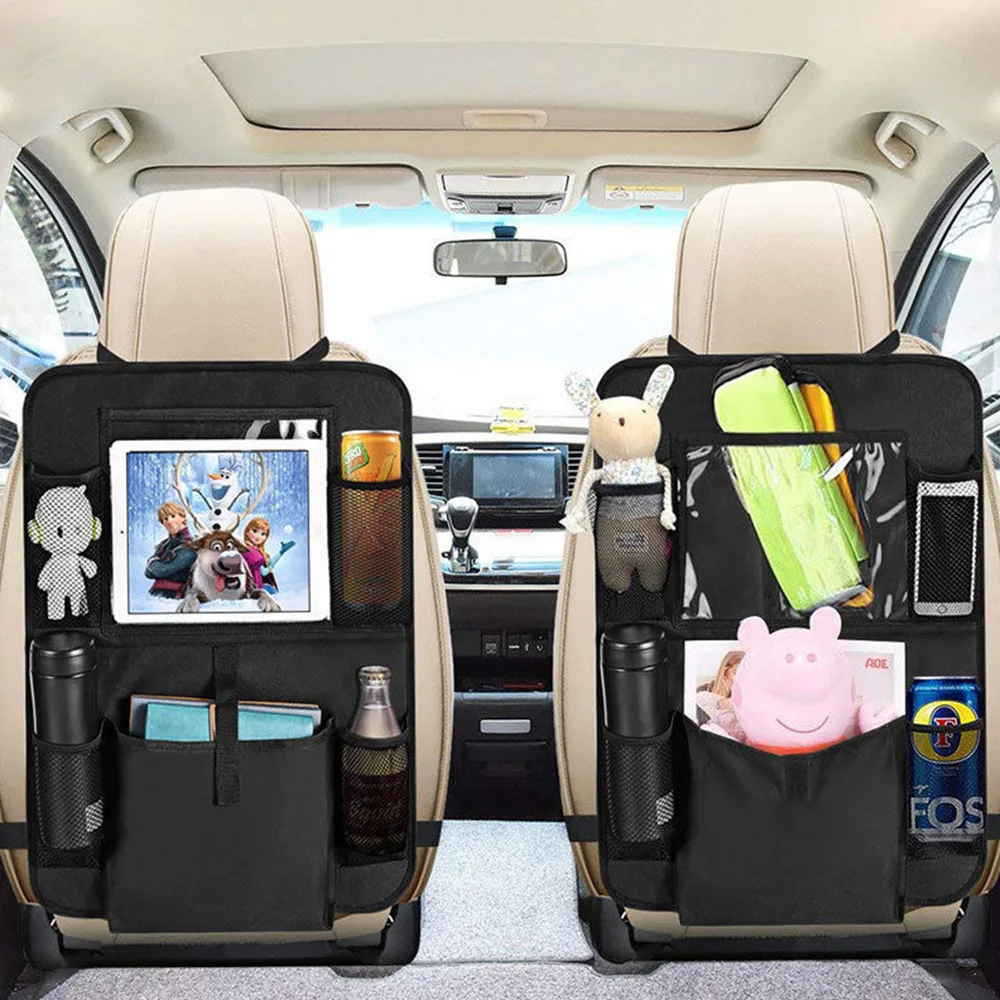 

Car Back Seat Organizer Multi-functional Storage Bag Backseat Vehicles Storage Organizer For Kids Toy Bottle Drink