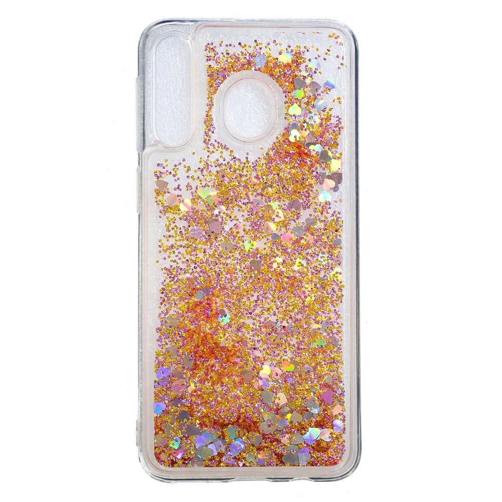 Жидкий чехол для Fundas samsung galaxy A10 A20E A20 A30 A40 A50 A70 чехол для samsung A50 A20 A30 A40 блеск мягкий чехол для телефона из ТПУ с принтом чехол s