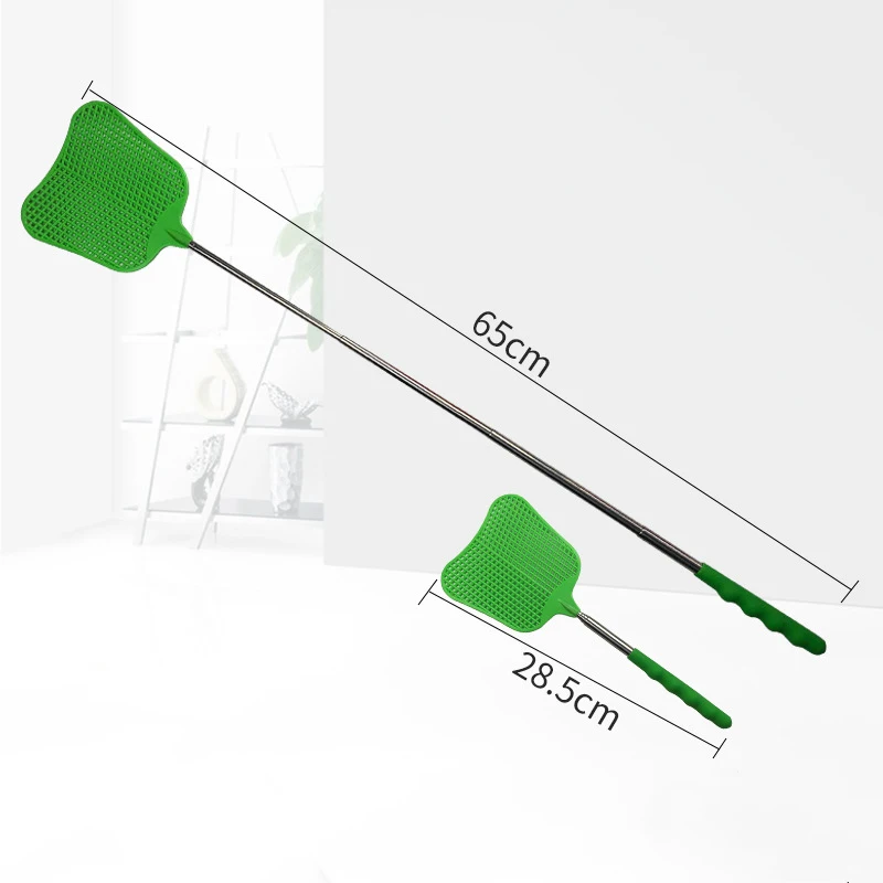 

12cm Banana-Shaped Mosquito and Fly Anti-Fly Plastic Fly Swatter Random Color Household Tool Telescopic Fly Swatter GHS9
