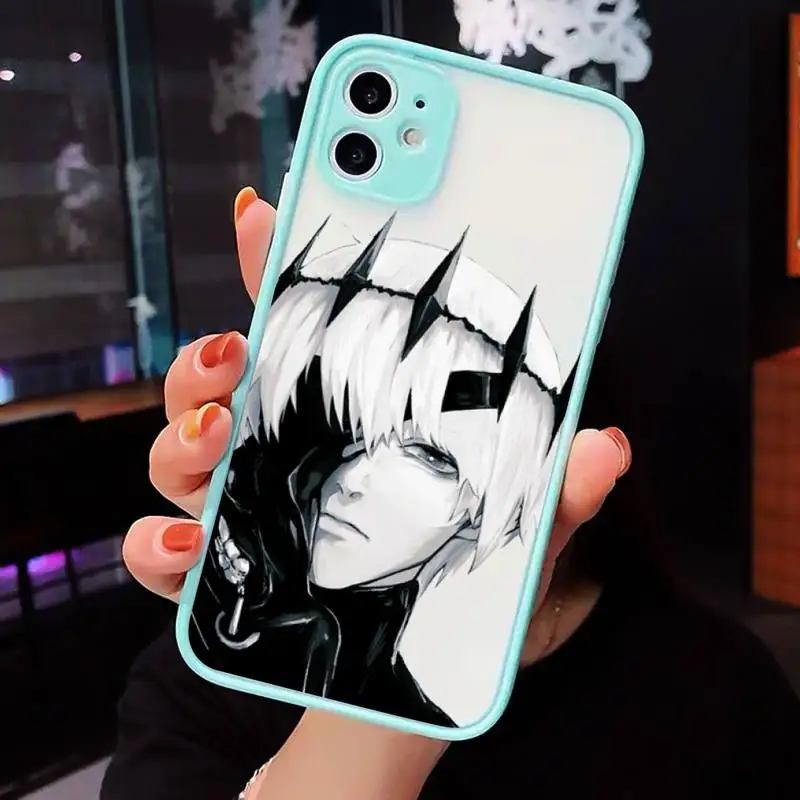 

Tokyo Ghoul Phone Cases Matte For iPhone 12 Mini 11 Pro XR XS Max 7 8 Plus X Hard PC Back Cover