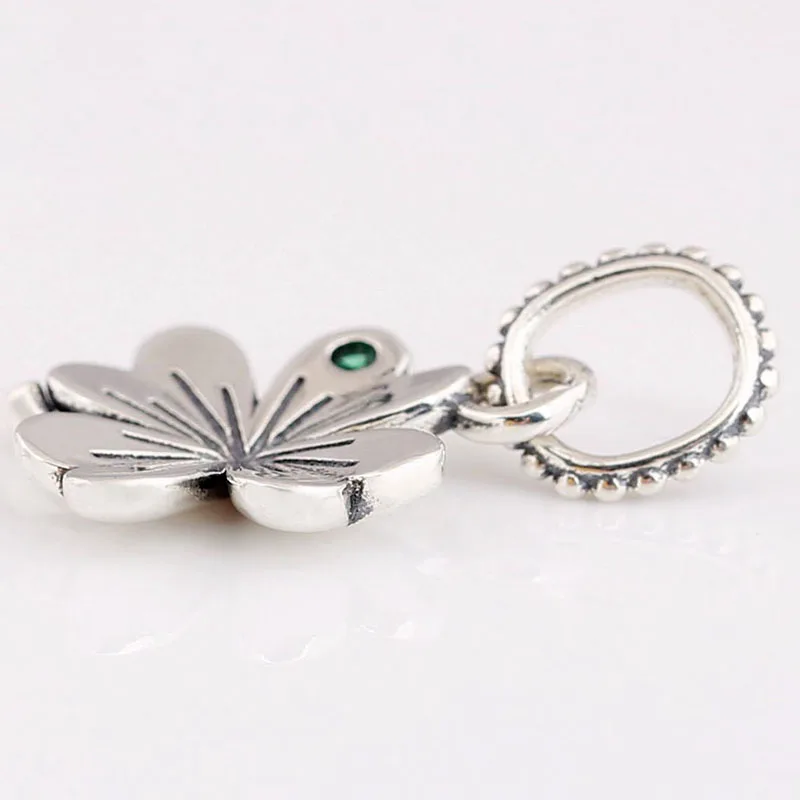 

100% 925 Sterling Silver Charm Silver Fashion Clover Pendant Fit Pandora Women Bracelet & Necklace Diy Jewelry