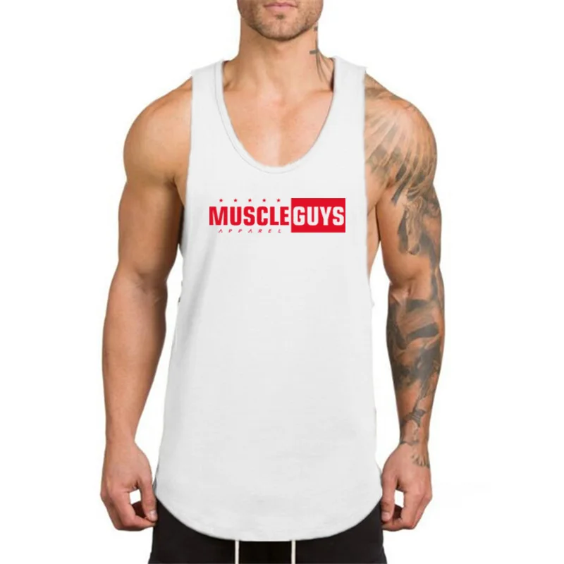 

fitness mens gyms stringer tank top bodybuilding clothes workout singlets Weight lifting Sportwear Sleeveless shirt