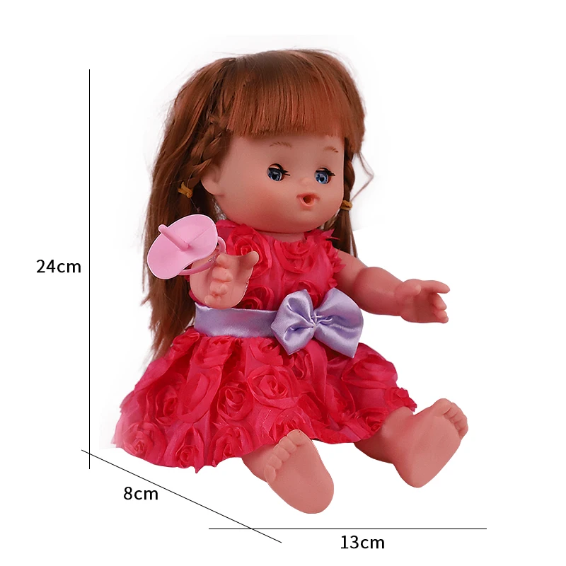 10 дюймов куклы для новорожденных и малышей с аксессуарами веселые развивающие