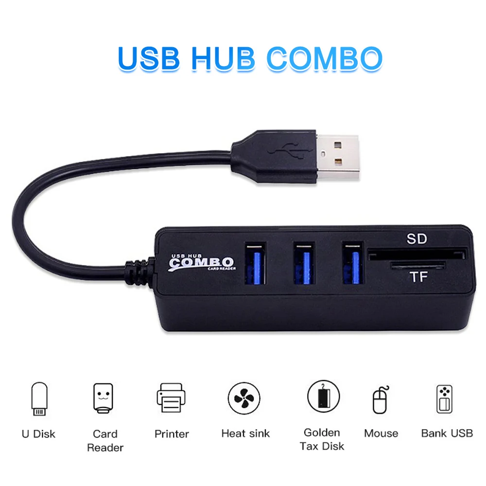

Type-c USB Hub Concentrator Docking Station COMBO SD/TF Card Reader Digital Camera Memory Card Reader Adapter for Laptops Phone
