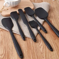 6 pieces silicone spatula set 450 %c2%b0 f heat resistant bpa free non stick rubber kitchen scraper spatulas baking tool set