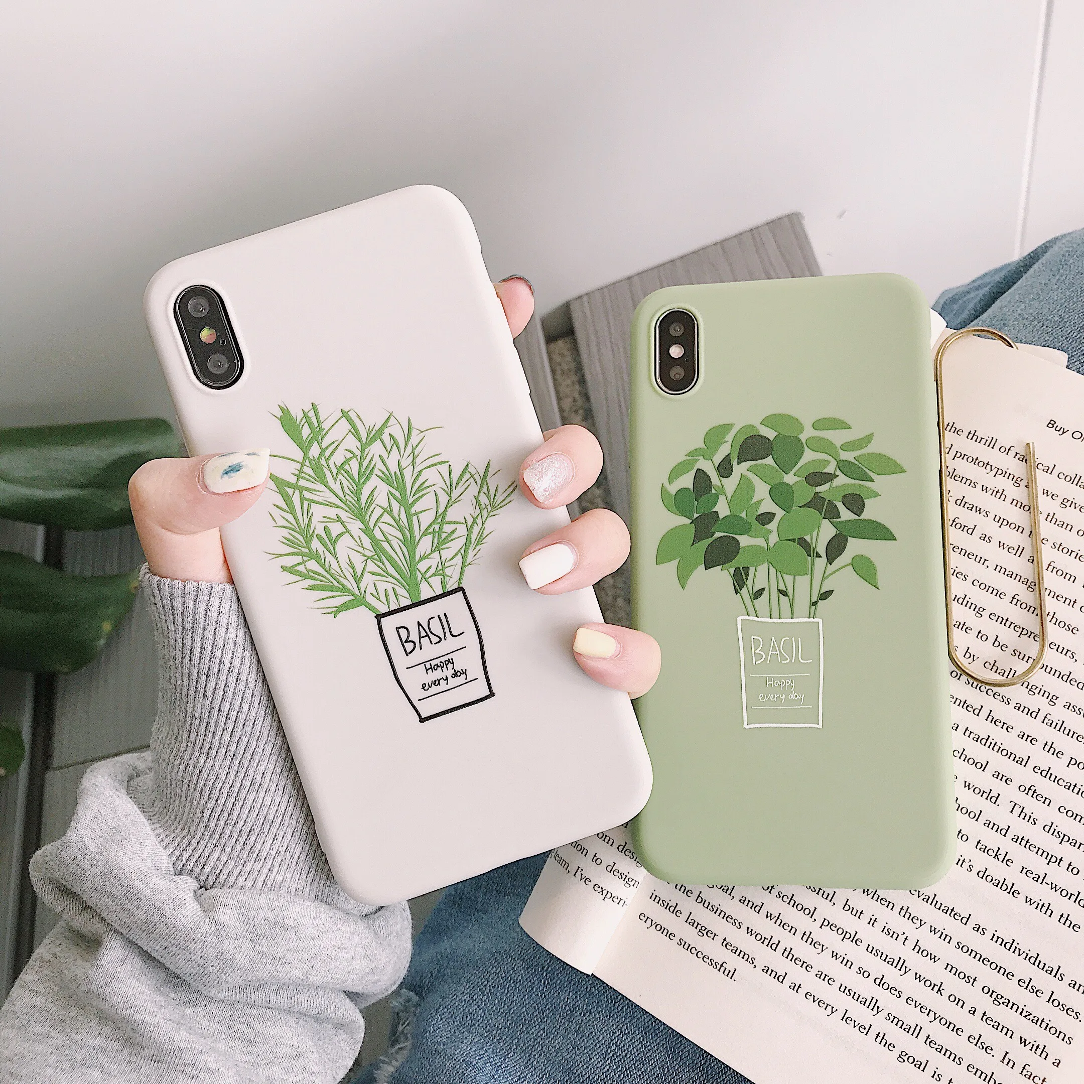 Чехол из ТПУ с зелеными цветами для fundas iPhone 11 Pro 6 S 7 8 Plus силиконовый мягкий чехол