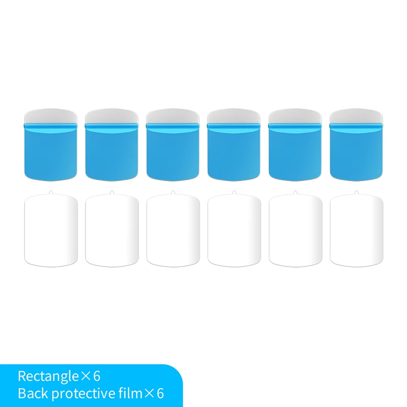 6Rectangle 6 шт./4 шт./1 шт./лот наклейки на металлическую пластину для магнитного автомобильного держателя телефона сменный магнитный автомобильный держатель для телефона - Цвет: 6Rectangle
