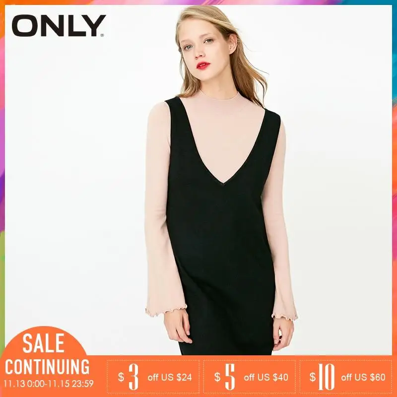 Только брендовая новая зимняя мода сладкий o образным вырезом из двух частей с