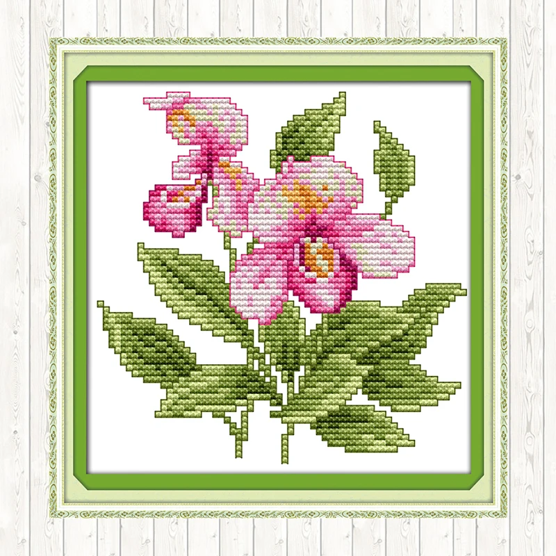 Joy Sunday Cross Stitch Mini Patterns Flowers Series 14CT 11CT DIY Handwork Embroidery Kit DMC Needlework Set Crafts Wholesale | Дом и сад