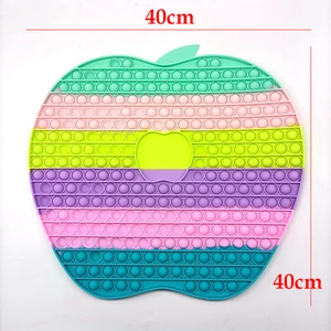 New Hot 40cm Super Big Size Push Bubble Toys Autism Needs Squishy
Stress Reliever Toys Adult Kid Fidget Family Table Board Games