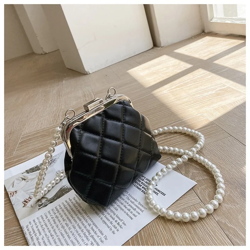 

High Sense of Casual Small Bag Female 2021 Popular New Trendy Fashion Ladies Rhombic Chain Messenger Bag Wild Single Shoulder